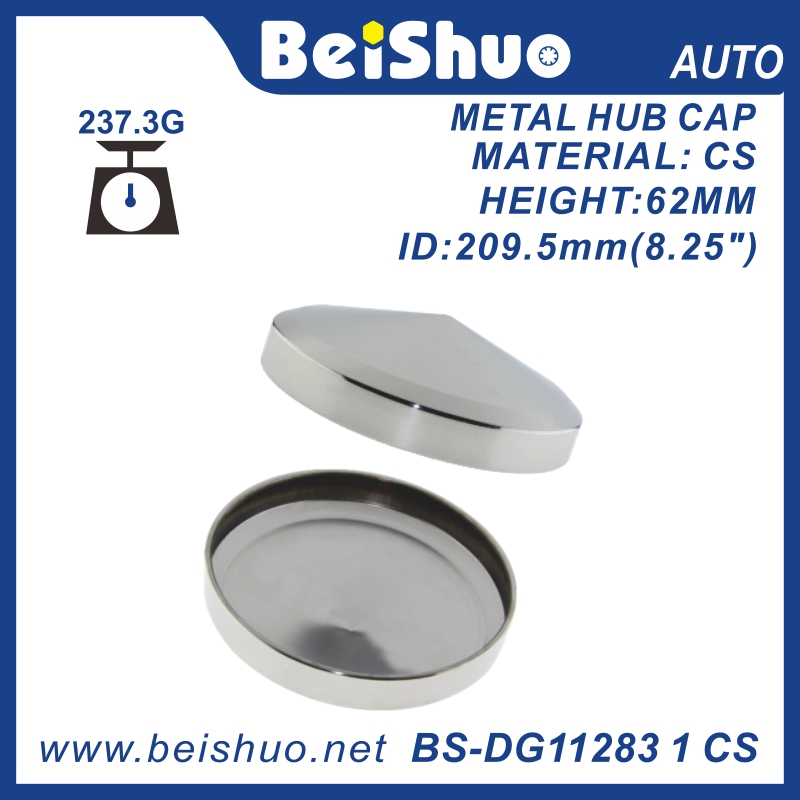 BS-DG11283 1 CS Chrome Carbon Steel Rear Hub Cap