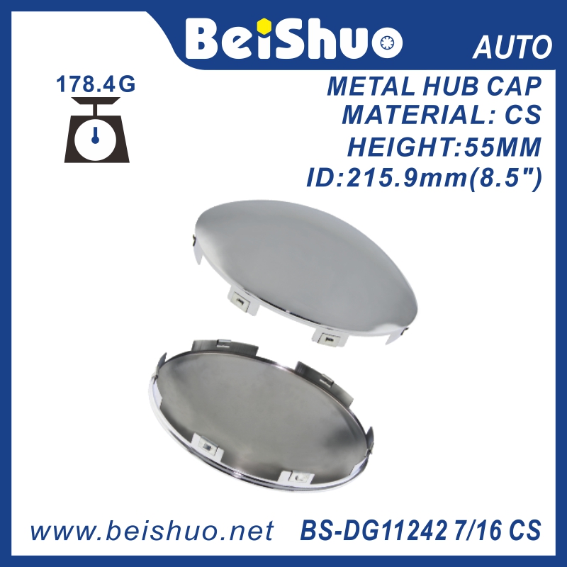 BS-DG11242 7/16 CS/SS Front Metal Hub Cap