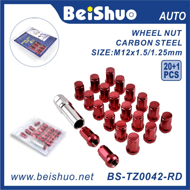 BS-TZ0042-RD High Quality With Cheap Price Wheel Lug Nut Locks