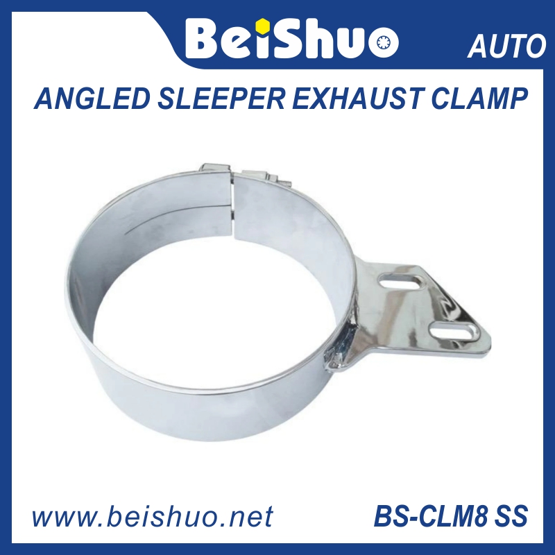 BS-CLM8 SS  8 Inch Stainless Steel Universal Exhaust Clamp
