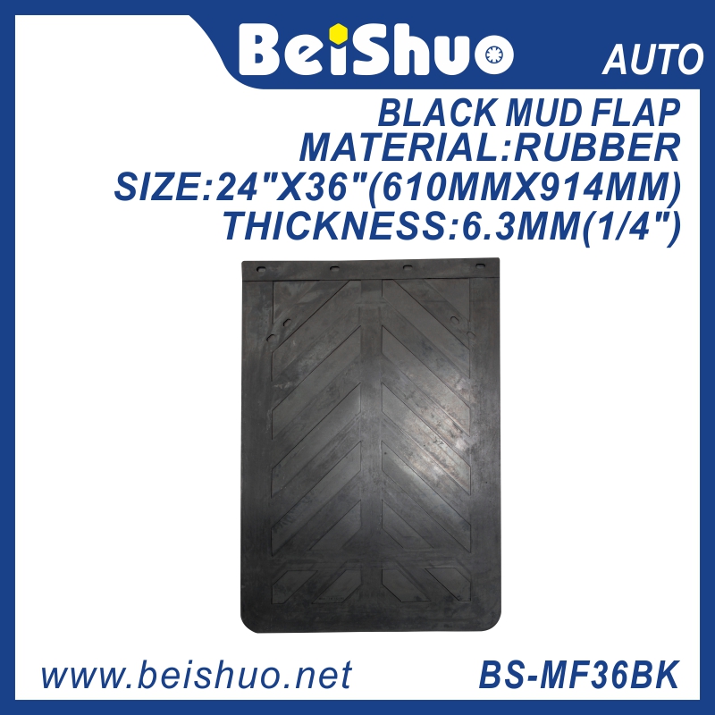 BS-MF24BK  30BK  36BK Rubber Truck Mud Flap