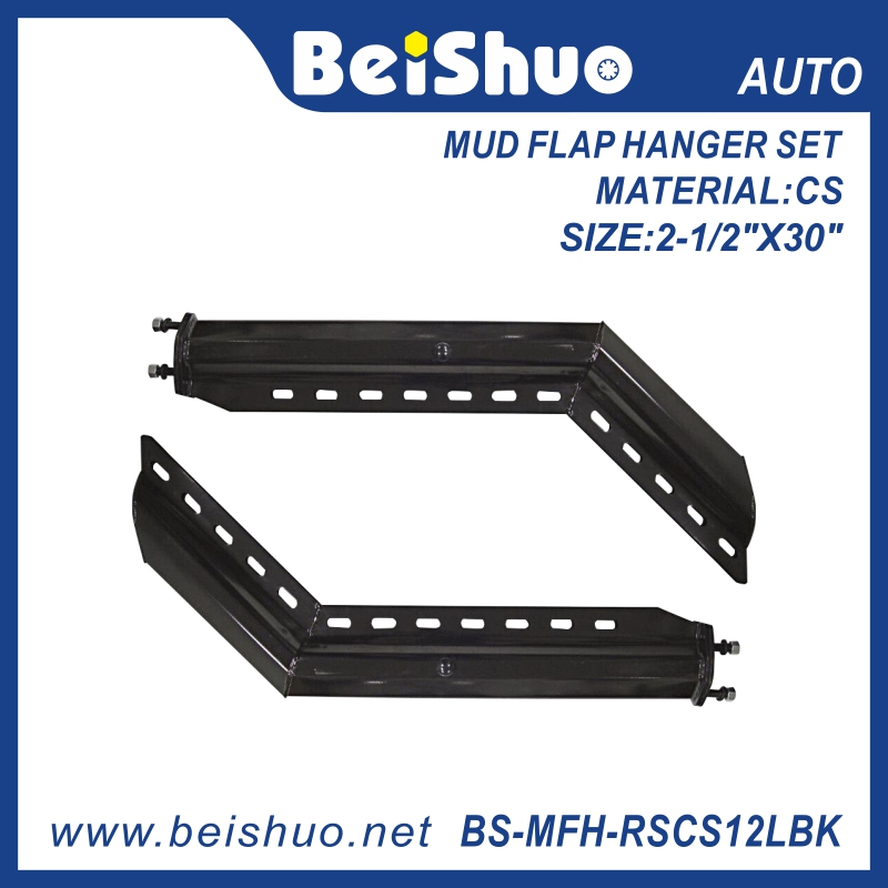 BS-MFH-RQCS12LBK Angled Mud Flap Hanger Set