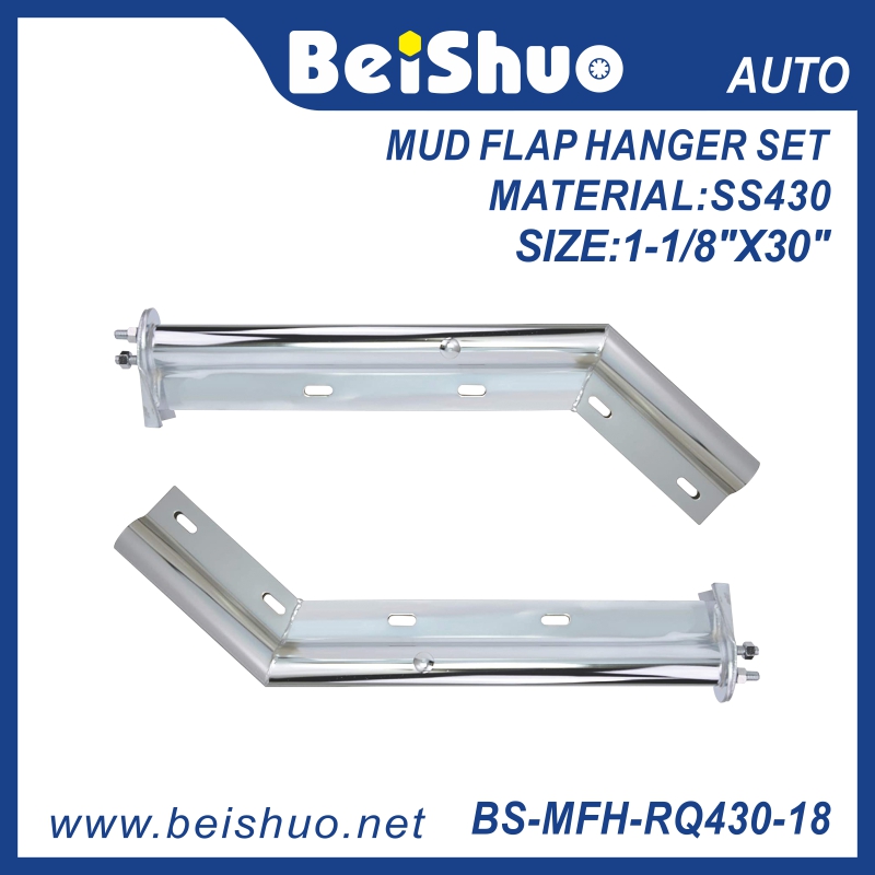 BS-MFH-RQ430-18 45 Degree Spring Loaded Mud Flap Hanger Set
