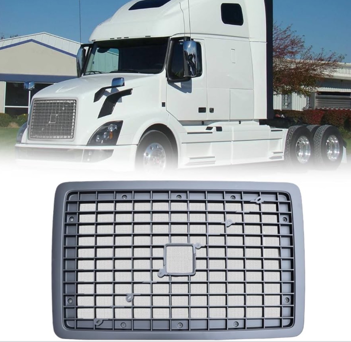 BS-V-102CH FRONT GRILLE for VOLVO VNL GEN2 2005-2016
