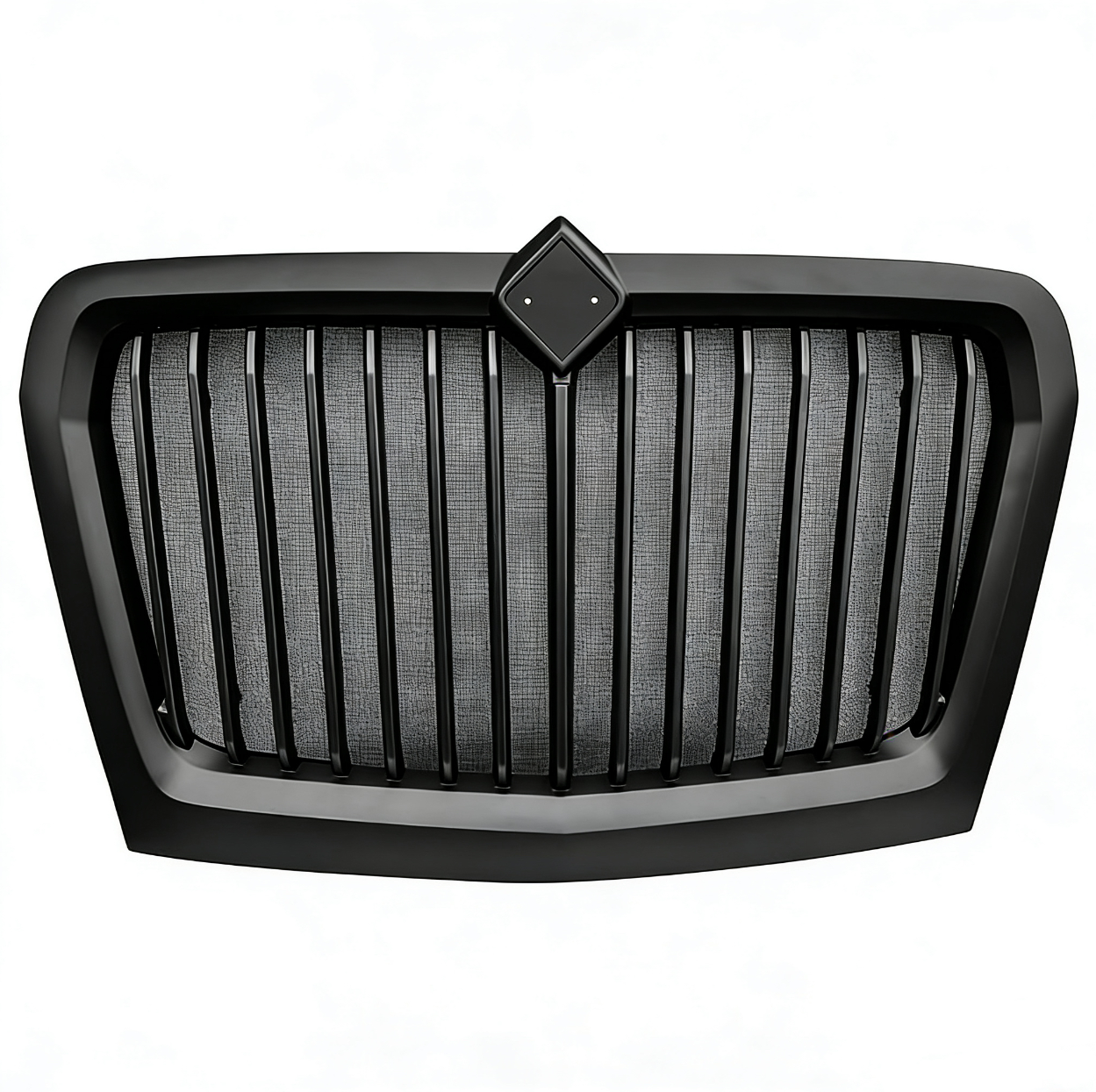 BS-IN-101BK FRONT GRILLE -BLACK  PAINTED - WITH BUG SCREEN for  INTERNATIONAL LT