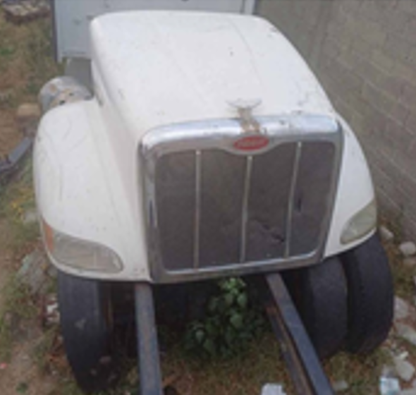 BS-PE-102CH FRONT GRILLE WITH BUG SCREEN for 2014 Peterbilt 340