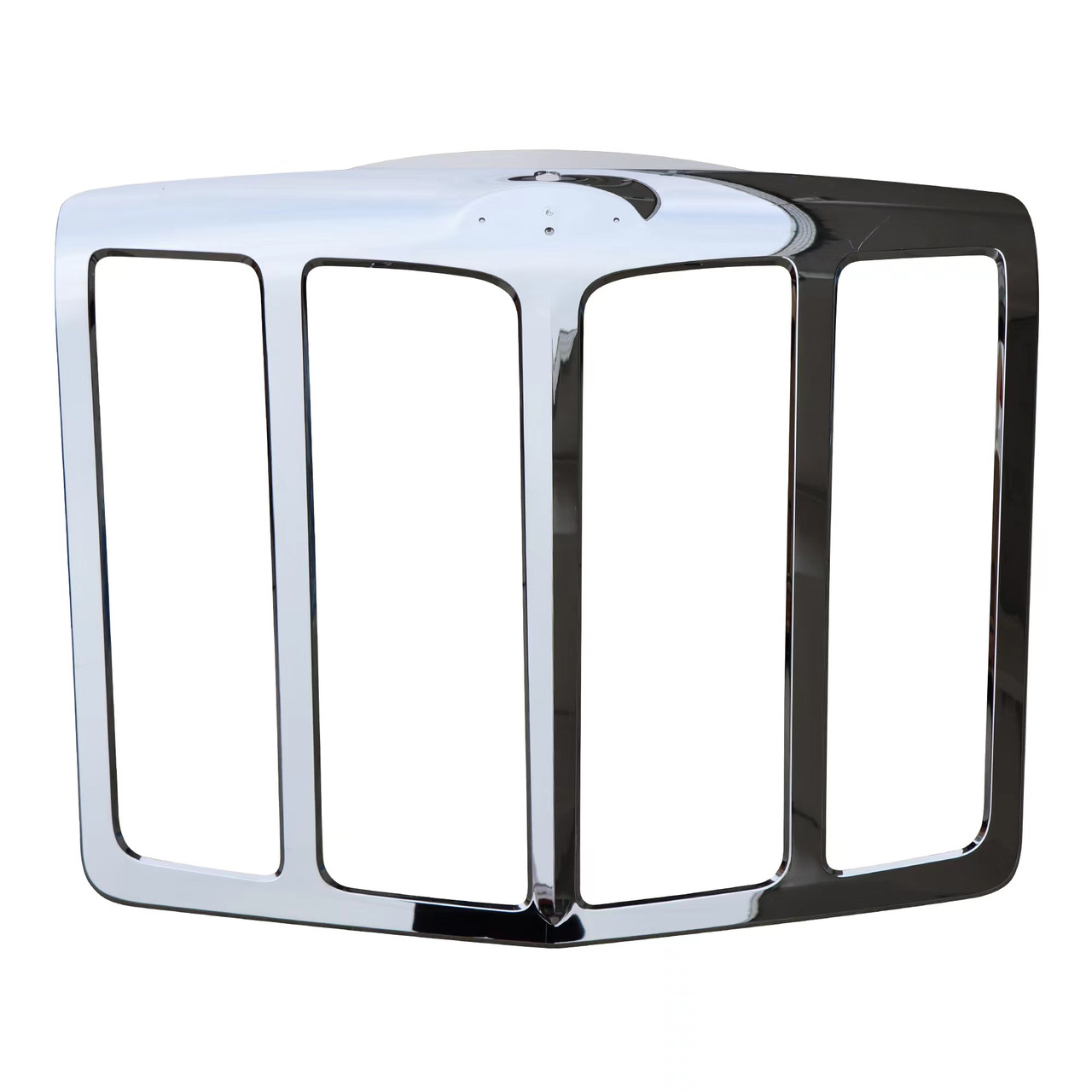 BS-PE-101CH 2013-2021 Peterbilt 579 Plastic Chrome Front Grille With Bug Screen