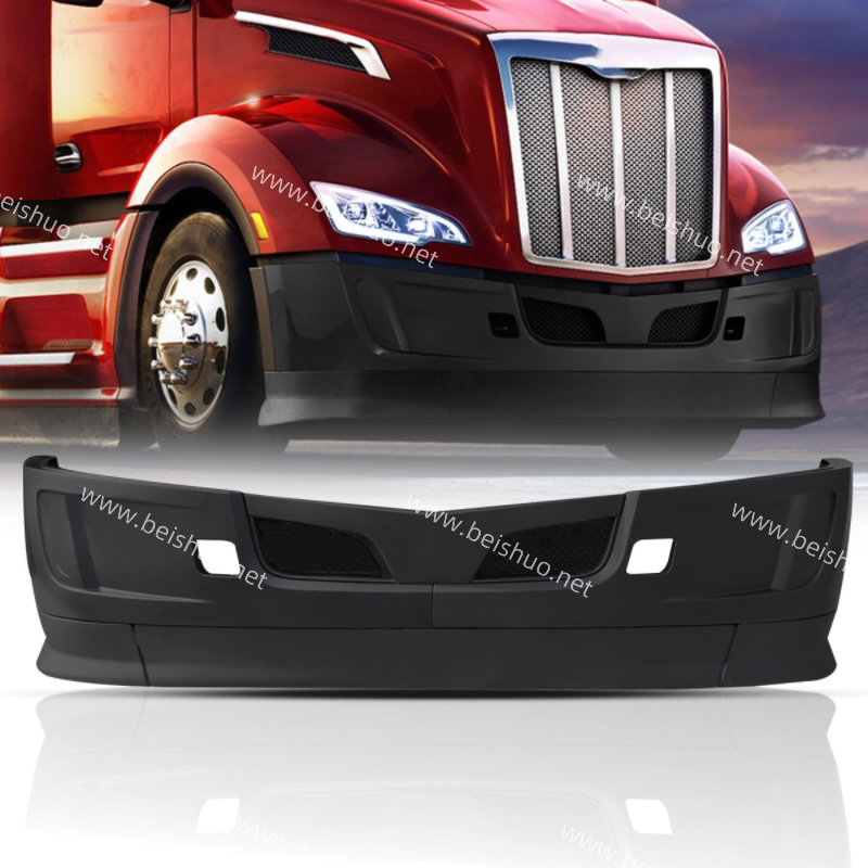 BS-PE-206 Front Bumper,PP Plastic,w/o Fog Hole for 2023- Peterbilt 579
