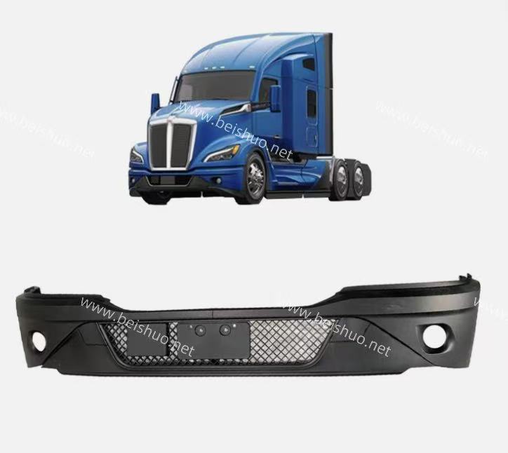 BS-KW-205-1 Front Bumper ,PP Plastic,with Stand  and Fog Light Cutout Fits Kenworth T680 2023-