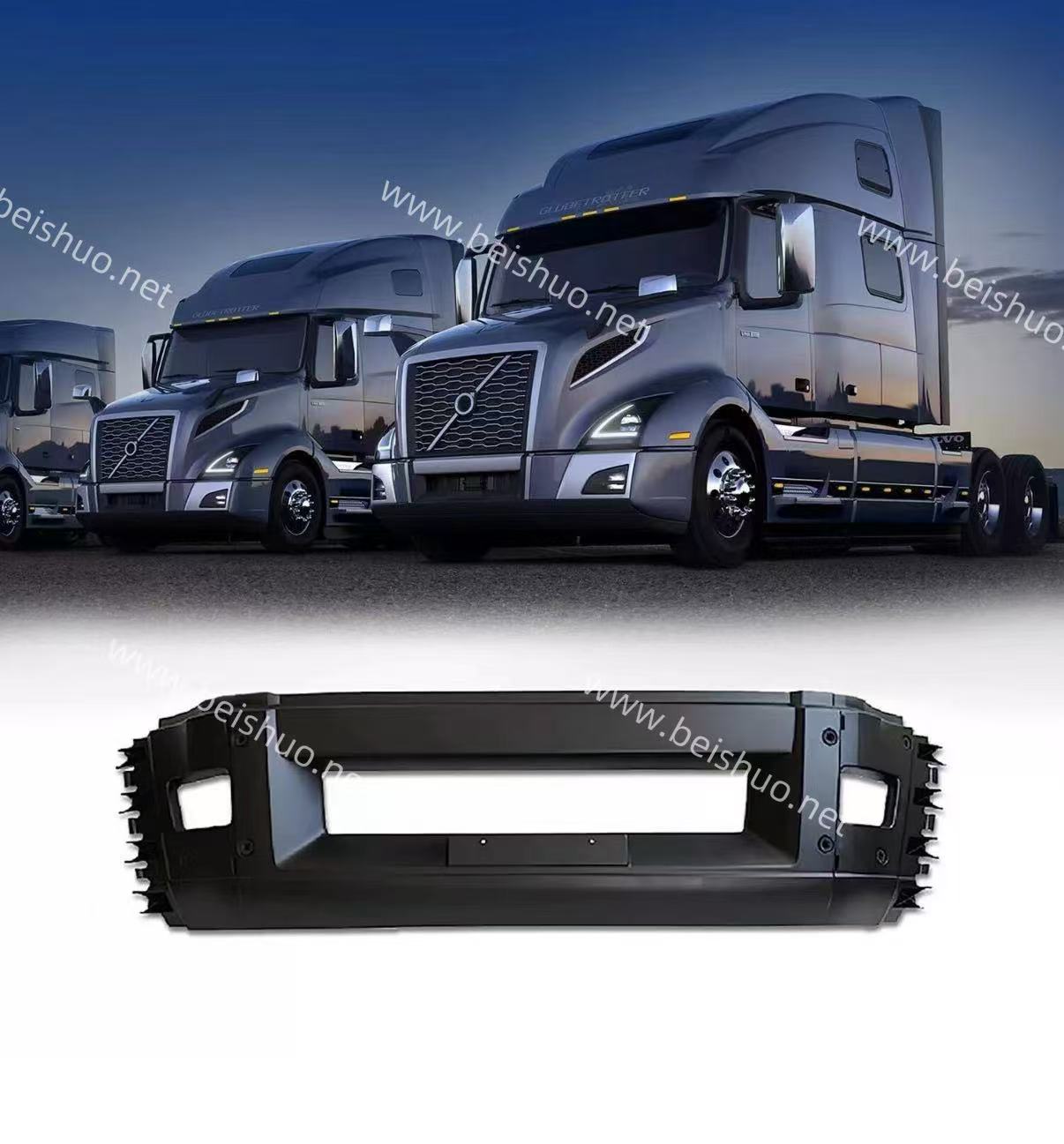 BS-V-207 Front Bumper Plastic PP for 2017- Volvo VNL Trucks