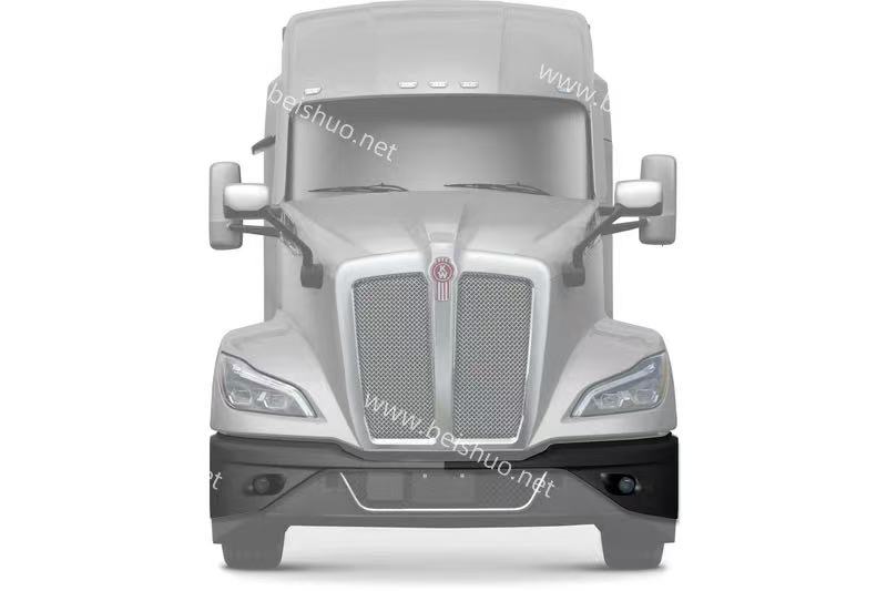 BS-FR-202C Gray Complete Bumper ,PP Plastic,With Fog Lamp Hole Compatible with Freightliner Cascadia 2017