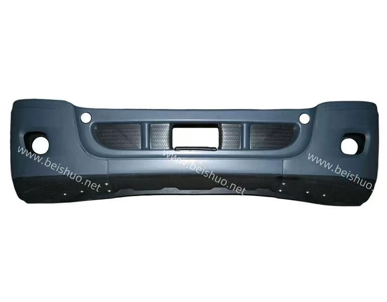 BS-FR-201 Freightliner Cascadia 2008-2017 Complete Front Bumper ,PP Plastic,with Fog Light Hole Black