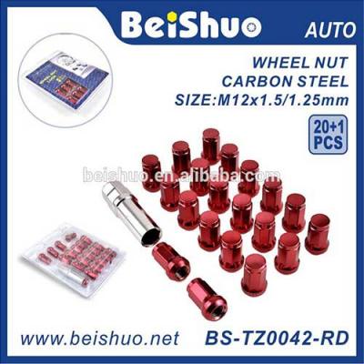 BS-TZ0042-RD High Quality Cheap Price Wheel Lug Nut Set