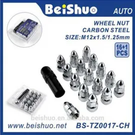 BS-TZ0017-CH High Quality Car Hub Wheel Heptagon Acorn Nut