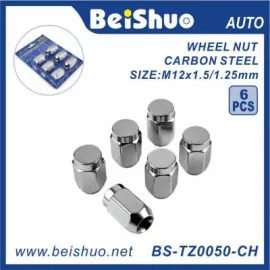 BS-TZ0050-CH 6Pcs Car Wheel Bolt Nut