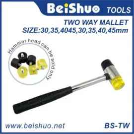 BS-TW two way mallet hammer with steel handle