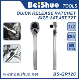 BS-QR12C Auto Repair Hand Tools Combination Ratchet Wrench