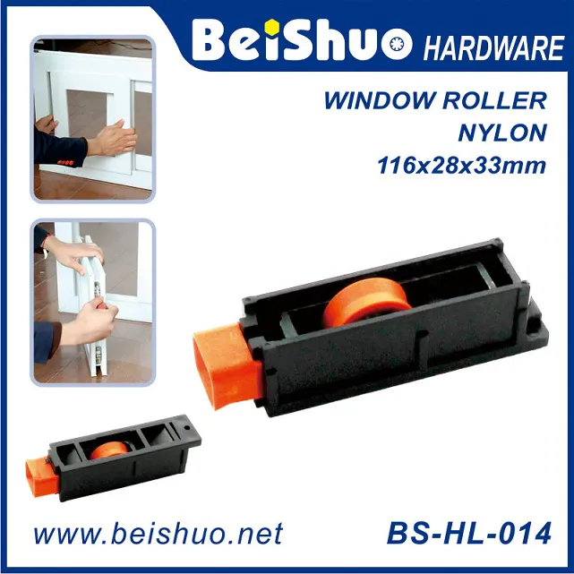 BS-HL-012 Nylon Sliding Window Roller Assembly