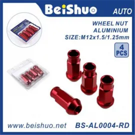 BS-AL0004-RD China Supplier High Strength Auto Parts Blox Wheel Nut for Truck