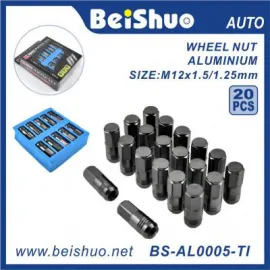 BS-AL0005-TI Alloy Wheel Nut Set For Honda