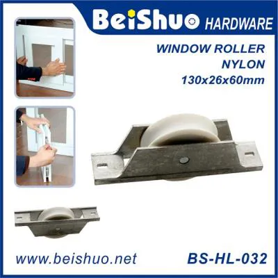 BS-HL-032 Single Wheel Sliding Door Roller Window Pulley,Nylon