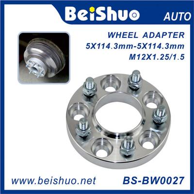 BS-BW0027 6061 Forged And Silver Alloy Aluminum Hubcentric Wheel Spacer