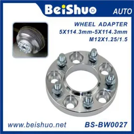 BS-BW0027 6061 Forged And Silver Alloy Aluminum Hubcentric Wheel Spacer