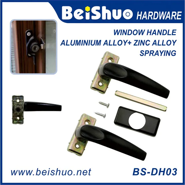 BS-DH02 Simple Installation Aluminium Alloy Left and Right Hand Door Handle