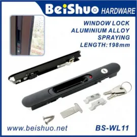 BS-WL11 Antique National Black Window Hardware Type Window Sash Lock
