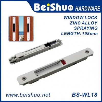 BS-WL18 Simply Design Rectangular Zinc Alloy Window & Door Lock