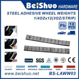 BS-LAWW03 Zinc Adhesive Wheel Balance Weight Zinc Wheel Weight