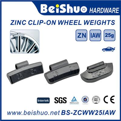 BS-ZCWW251AW Fe Clip on Wheel Weight Alloy Rim Wheel Weight