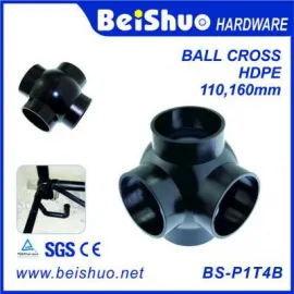 BS-P1T4B Plastic Material HDPE pipe Fittings PP Push Fit Compression Fittings
