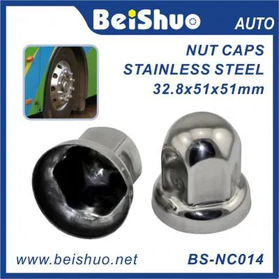 BS-CW1100-41 Stainless Steel/Carbon Steel Wheel Lug Nut Cover for Truck