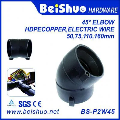 BS-P2W45 All Forms of Recyclable HDPE Pipe fittings