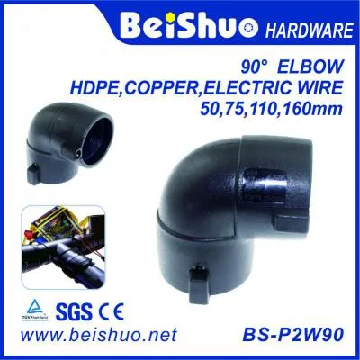 BS-P2W90 PP Compression Fittings HDPE Pipe fast fitting