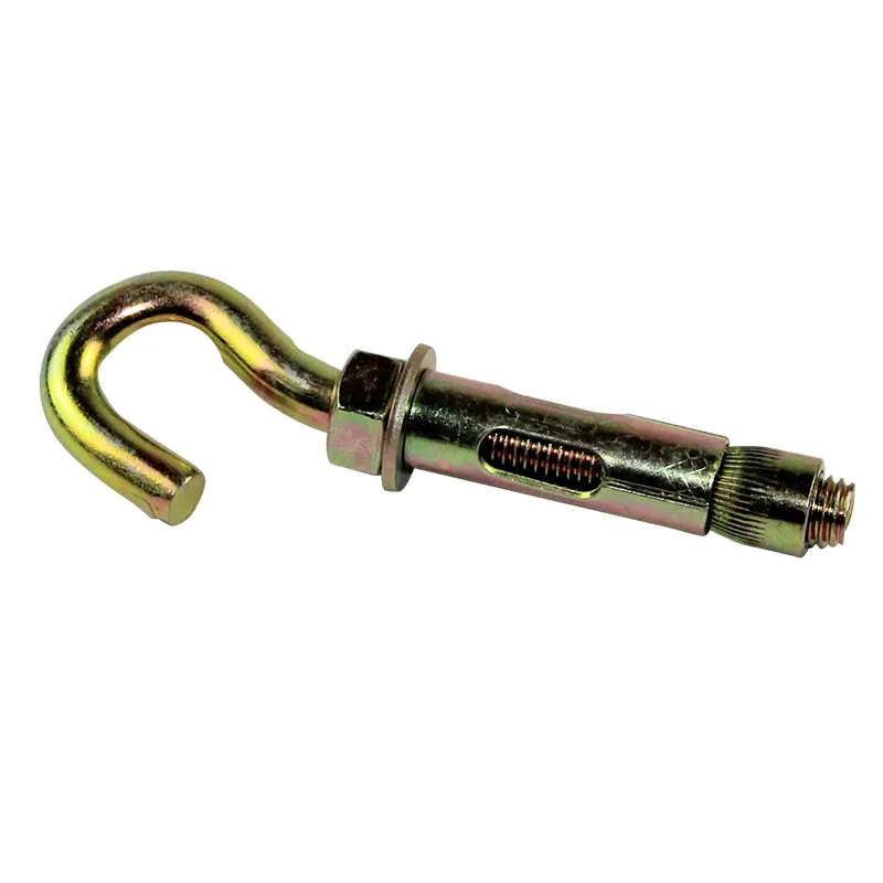 BS-AN04-004  Carbon Steel Sleeve Shield Anchor Expansion Opened Hook Eye Bolt