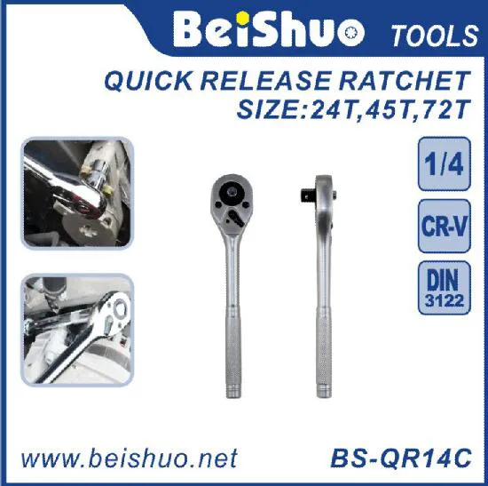 BS-QR12C Auto Repair Hand Tools Combination Ratchet Wrench