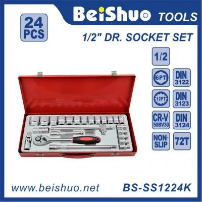 BS-SSH1224 24pcs combination tool set auto repair socket tools car