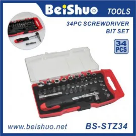 BS-STZ34 CR-V screwdriver bit set