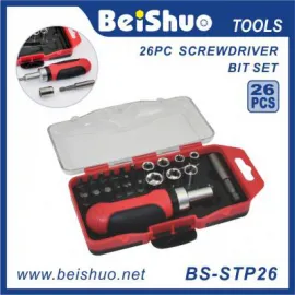 BS-STP26 popular 26pcs ratchet screwdriver bit set