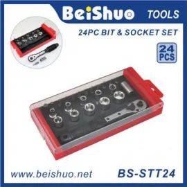  BS-STT24 High torque Ratchet Handle Car tool hand Screwdriver set