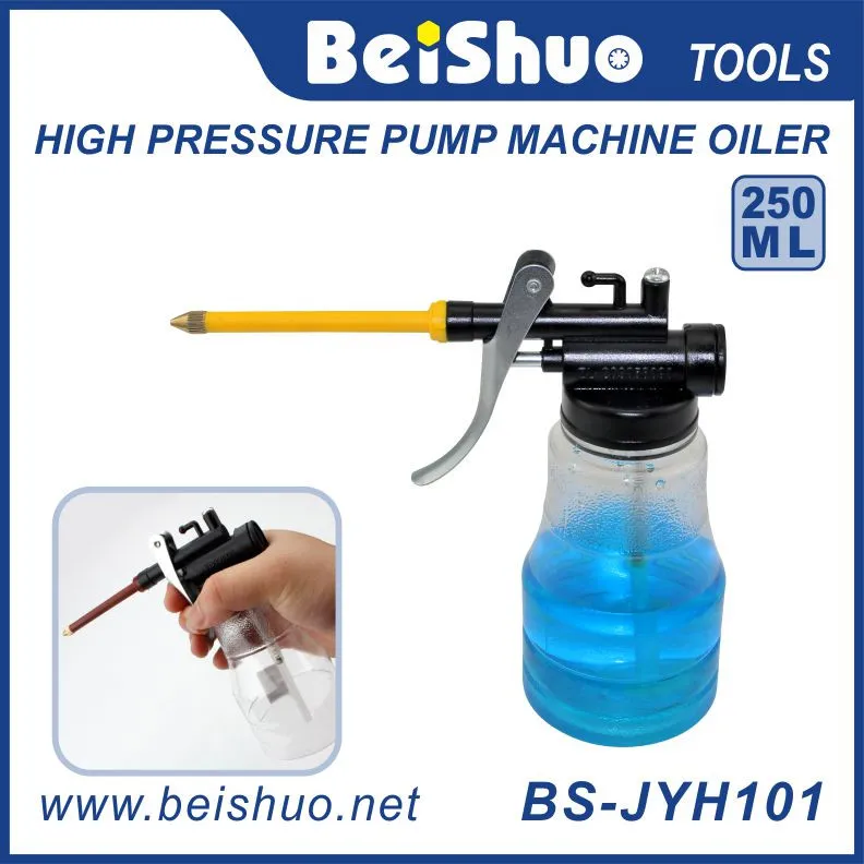 BS-JYH101 250ML High Quality Pressure Plastic Oil Pot / Oil Can / Oil Gun
