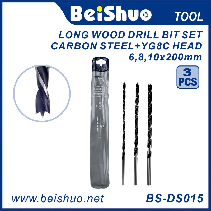 BS-DS004 HSS Super Sharp Brad Point Center Spurs Wood Drill Bits