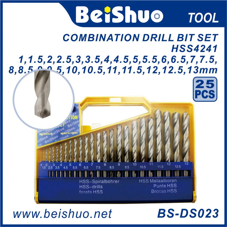 BS-DS043 High Quality Metal HSS Masonry Drill Bits Packs Straight Shank