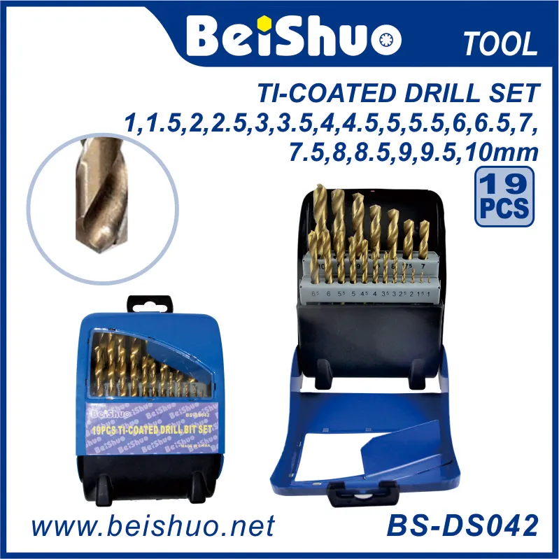 BS-DS043 High Quality Metal HSS Masonry Drill Bits Packs Straight Shank