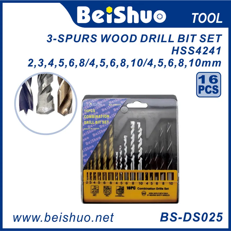 BS-DS027 8PCS HSS 4241 / 6542 Metal Twist Drill Bits Set Drill Set