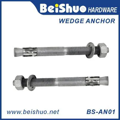 BS-AN01 M6 wedge anchor with  washer galvanised