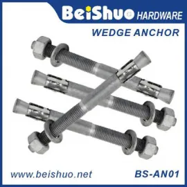 BS-AN01 M8 carbon stainless steel wedge anchor