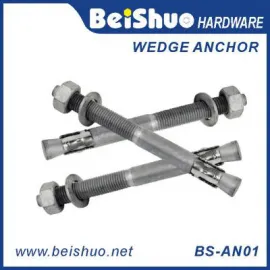 BS-AN01 M20 stainless steel wedge anchor carbon steel wedge anchor stainless anchor